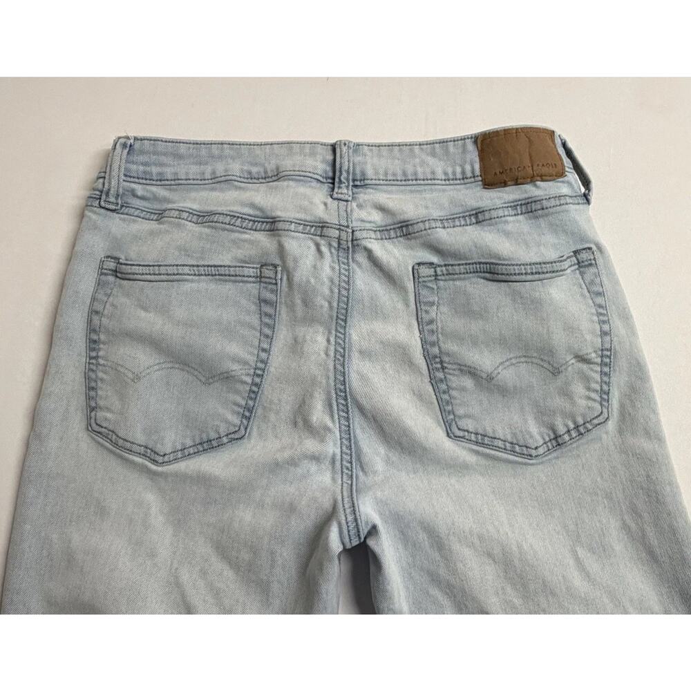 American Eagle Jeans Men’s 32X34 Airflex+ Athletic Straight Blue Light Wash - Picture 3 of 16
